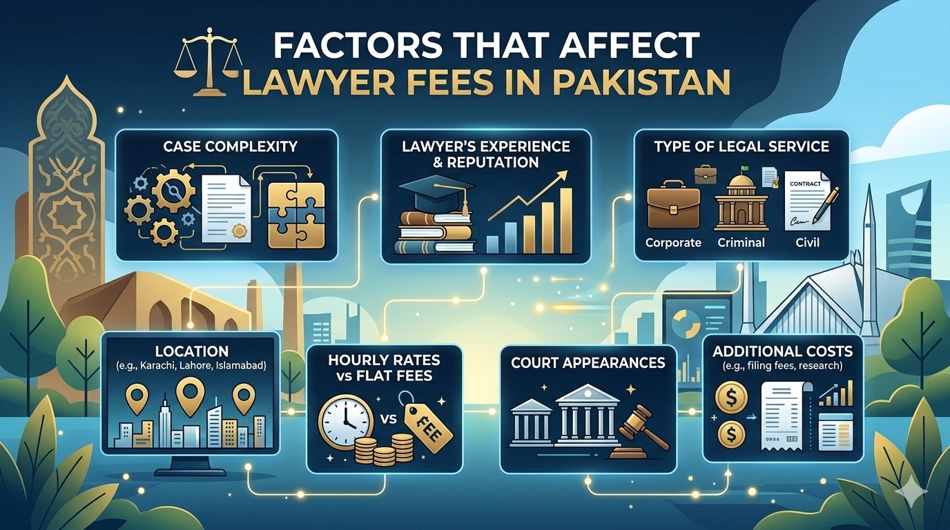 Factors That Affect Lawyer Fees in Pakistan