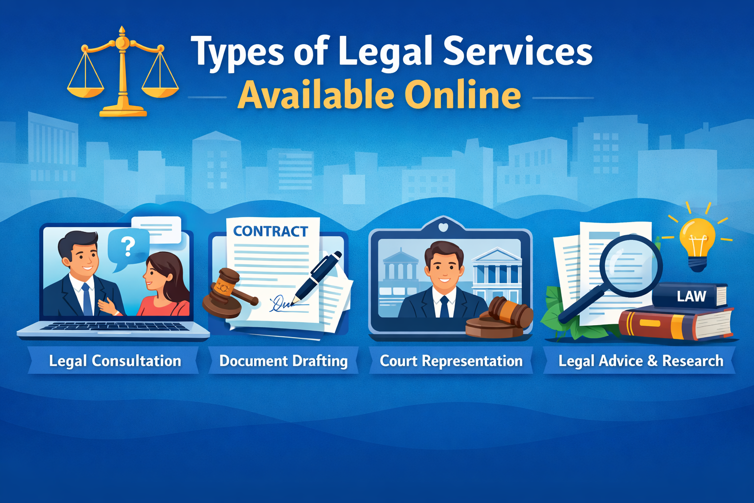 Types-of Legal Services Available Online