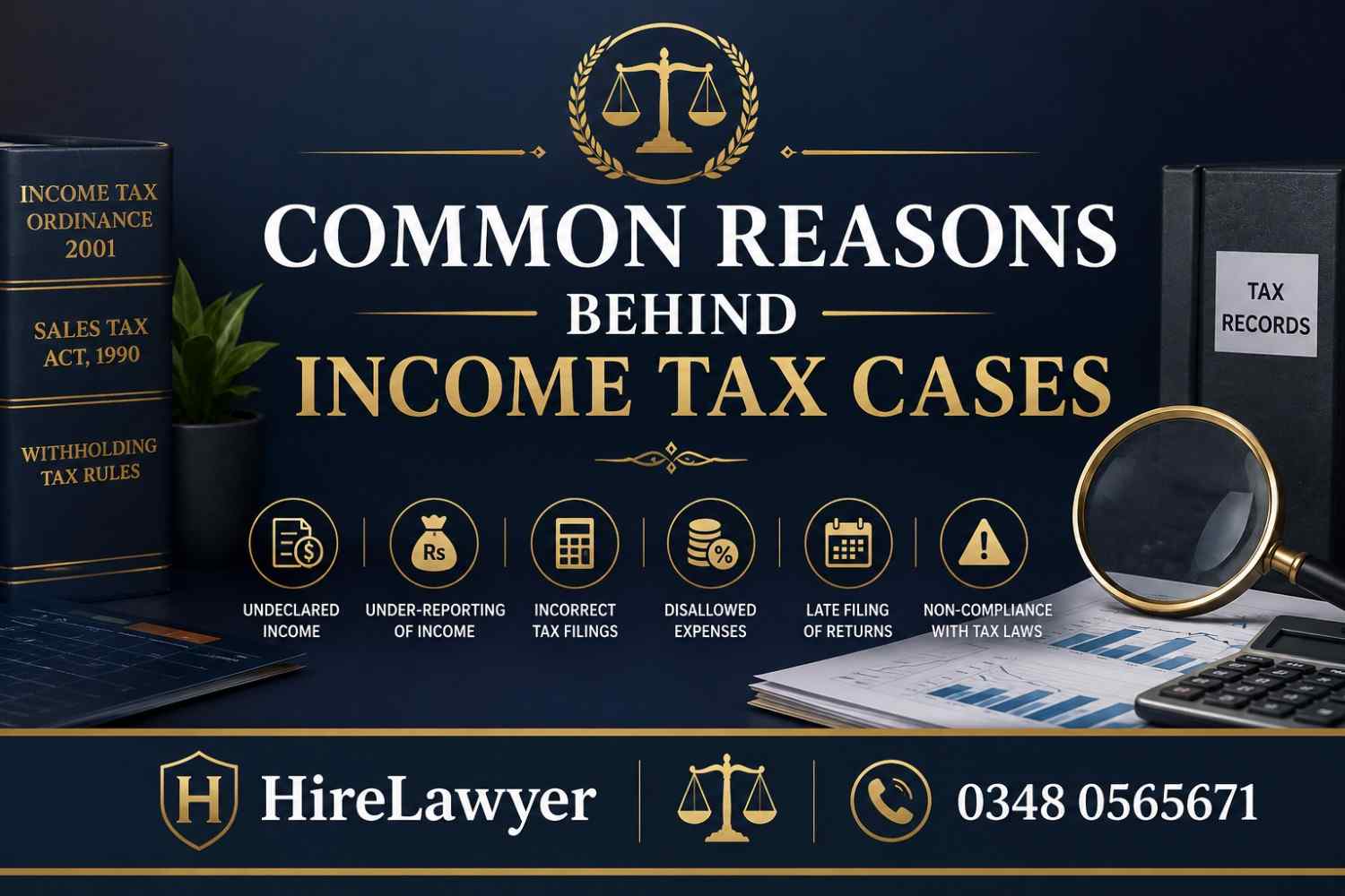 Common Reasons Behind Income Tax Cases
