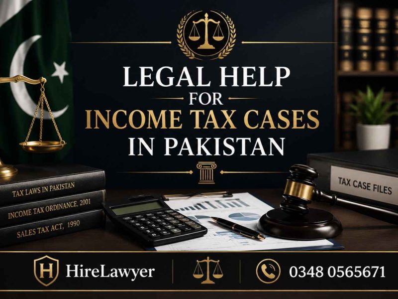 Legal Help for Income Tax Cases in Pakistan