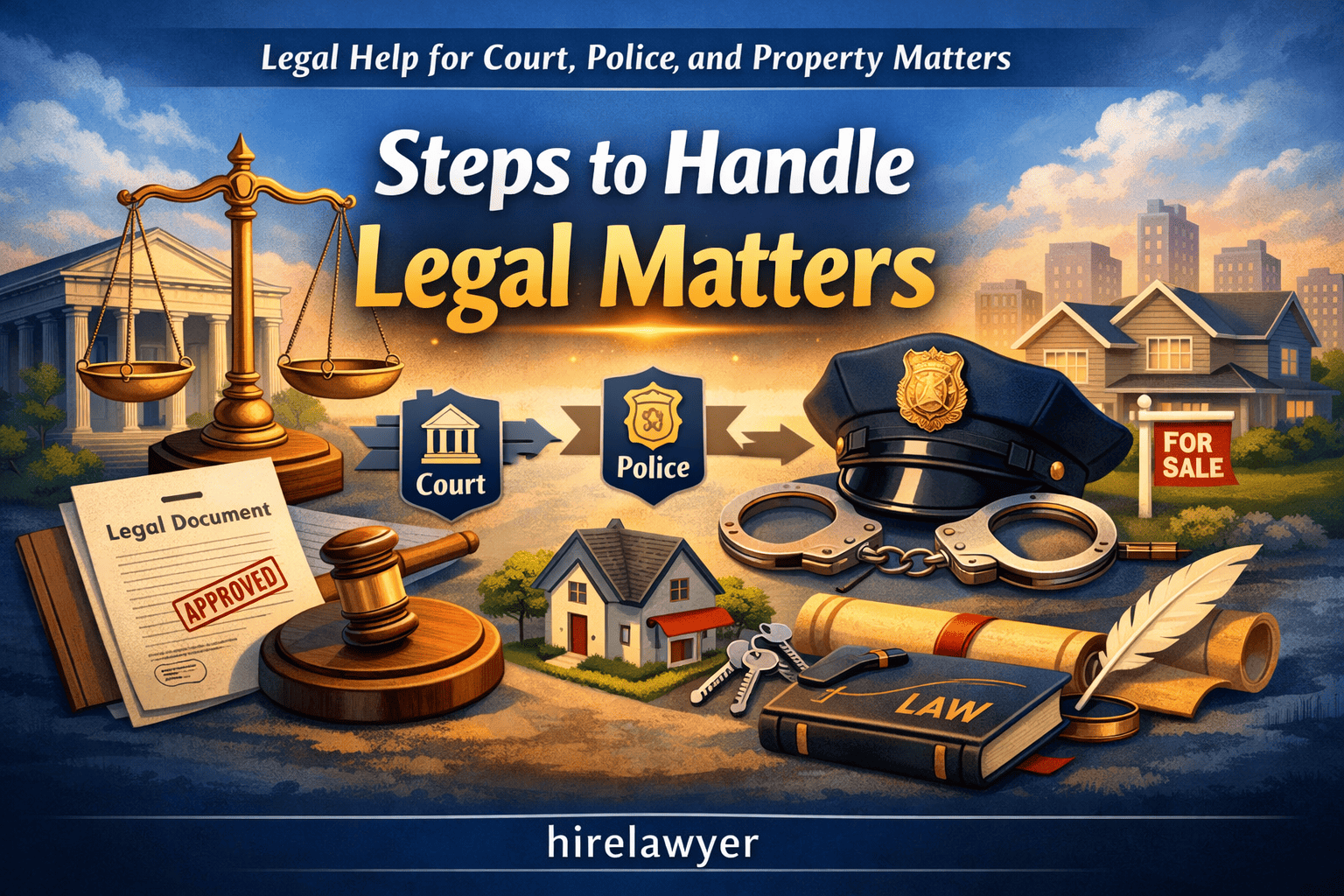 Steps to Handle Legal Matters