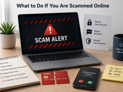 What to Do If You Are Scammed Online