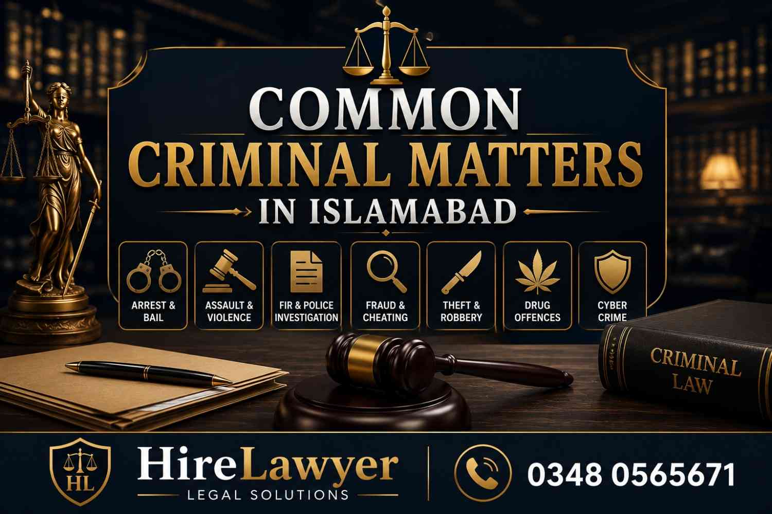 Common Criminal Matters in Islamabad