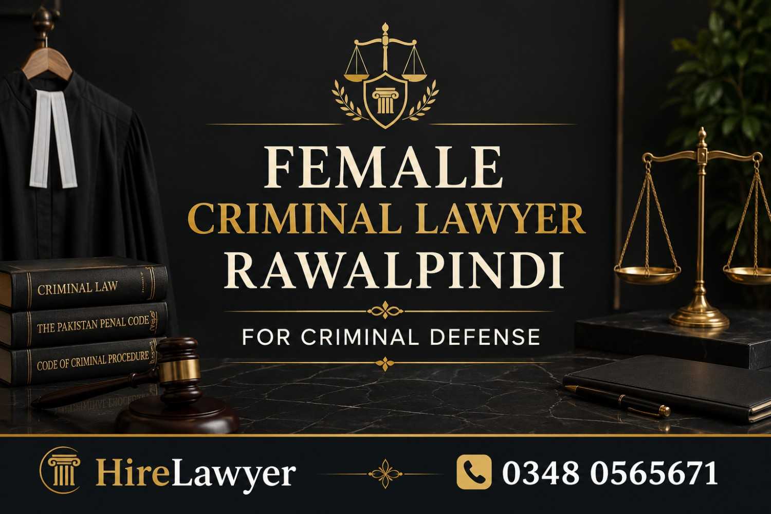 Female Criminal Lawyer Rawalpindi for Criminal Defense